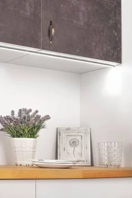 GTV: Алюминиевый профиль GLAX MINI накладной, (цена за 2 метра) PA-GLAXMNK-AL