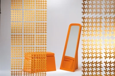 Комплект декоративных панелей MONTENAPOLEONE 254х254мм (6 штук), отделка янтарь