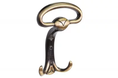 Вешалка, отделка бронза античная