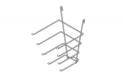 Дополнительная подвесная сетка держатель крышек, отделка хром