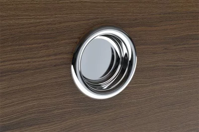 Ручка врезная, отделка хром глянец