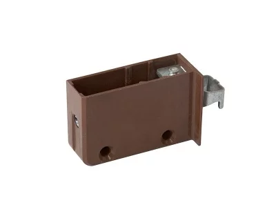 Навес для шкафа под саморез art. 703, левый, коричневый