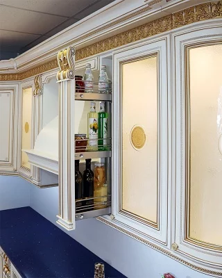 Kessebohmer: Пенал выдвижной, 3 полки, для каркаса шириной 150 мм