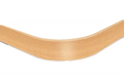 0909 Закругление для цоколя ПВХ Н.120, ясень