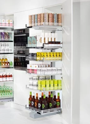 Kessebohmer: КОНВОЙ-Лавидо-450, высота Н1200-1400 мм, для фасадов шириной 450 мм