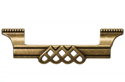 Ручка-скоба 96мм, отделка бронза &quot;Флоренция&quot;