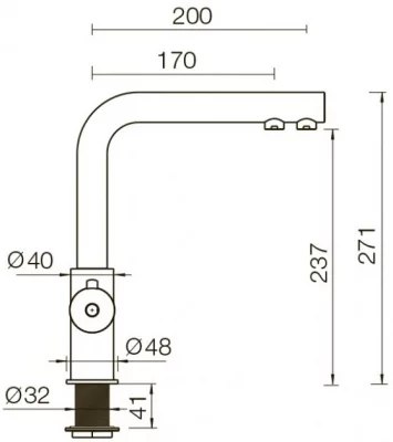 Schock: 710162 Смеситель Wellus, Cristalite, хром/мокка Schock: 710162 Смеситель Wellus, Cristalite, хром/мокка