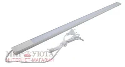 FULLY Cветодиодный светильник с механическим выключателем, серебро, 220V, 600мм, нейтральный белый 4000К, 11W: FU220-600MS-NW11