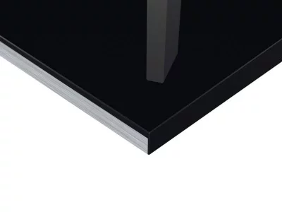 Плита МДФ глянец УФ-лак, 16*1220*2440 мм, Тон Черный 0424