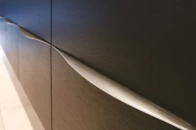 Ручка врезная 1196мм, отделка сталь шлифованная