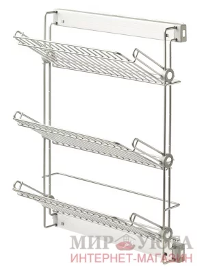 ELITE Полка для обуви, 3-х уровн. выдв., крепл./бок. правое, плавн.закр.: ASL3SMDXALVG