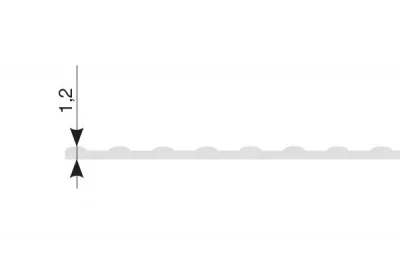 Коврик 480х1620мм, ПВХ 1.2мм, орион серый