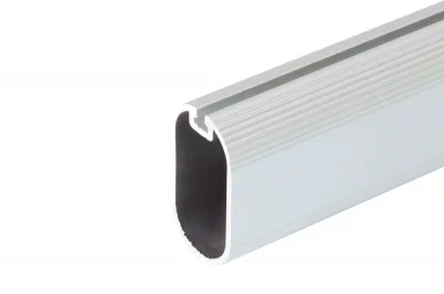 Штанга для одежды 15х30 под демпфер, L=3000мм, отделка алюминий анодированный