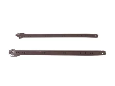 Направляющие роликовые Firmax длина 450 мм, коричневые, RAL8017, (4 части)