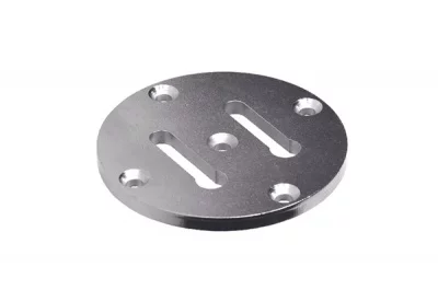 База d.90мм для крепления опоры стола, отделка никель