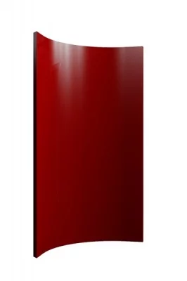 Фасад радиусный вогнутый ALV0022 K19 R240 H716 бордо (Burdeos) глянец