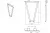 Опора для стола V-образная Лиссабон-Т l.550, h.870, отделка белый бархат (матовый) Опора для стола V-образная Лиссабон-Т l.550, h.870, отделка белый бархат (матовый)