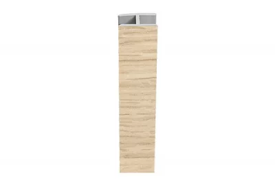 1713 Стык для цоколя ПВХ, L=4000, белёный дуб Кортина