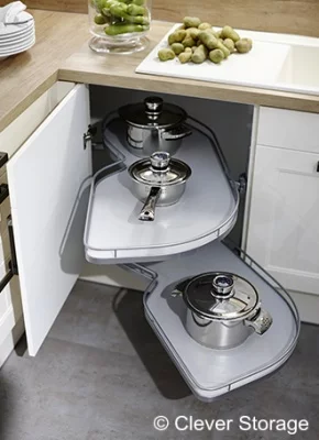 Kessebohmer: «ЛеМанс» отделка ТИТАН, правый, с доводчиками, для ширины фасадов 500 Kessebohmer: «ЛеМанс» отделка ТИТАН, правый, с доводчиками, для ширины фасадов 500