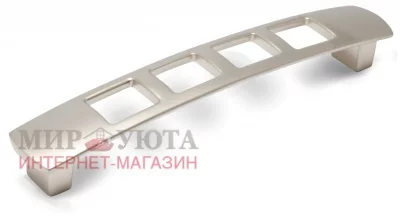 QUADRA Ручка-скоба 128мм никель матовый: RR0806/128