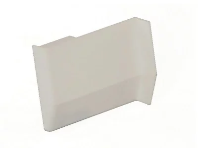 Накладка декоративная для навеса шкафа 801000100SX, белая, левая