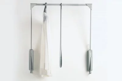 Лифт для одежды Otto, настенный, отделка серая