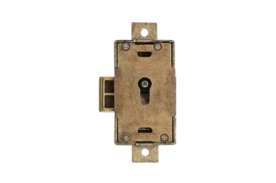 Замок накладной , отделка бронза античная