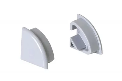 Заглушка глухая для профиля 1616, цвет серый