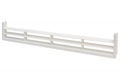 Вентиляционная решётка для цоколя, цвет белый