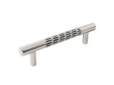 Ручка рейлинг Mico хром/черный 96