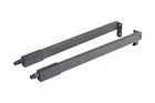 Комплект рейлингов для ящика Indigo, L=450, отделка орион серый: M-IND.RS2.450.OG