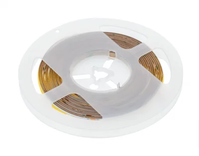 GTV: Светодиодная лента LED COB, 1600 диодов, 12W, 40W/5м, без силикона, 8мм, катушка 5м, холодный белый: LD-COB12V-20-ZB