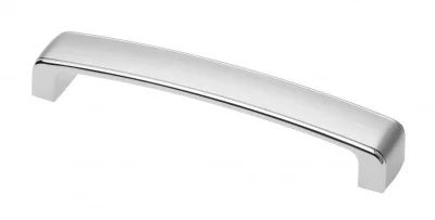 Ручка мебельная MONZA C=160 мм, хром/инокс GTV UZ-MONZA160-06