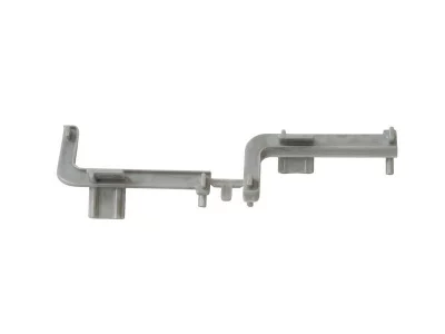 Комплект угловых элементов 90° (внешний+внутренний) верхнего профиля GOLA Alphalux , пластик, серый