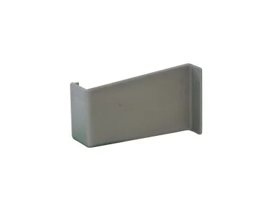 Накладка декоративная для навеса шкафа 806007500SX, пластик, алюминий, левая