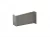 Накладка декоративная для навеса шкафа 806007500SX, пластик, алюминий, левая