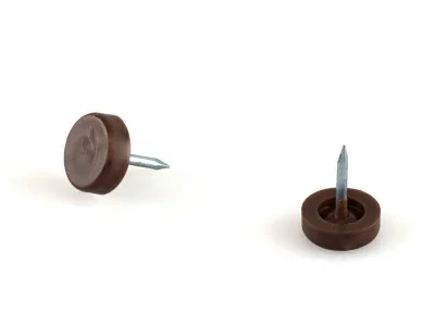 Подпятник с гвоздем, коричневый
