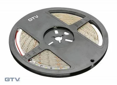 GTV: Светодиодная лента Flash 2835, 300 диодов, холодный белый, 30W, герметичная, 8мм, катушка 5м LD-2835-300-65-ZB