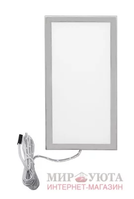 TITAN Светодиодный светильник накладной, нерж.сталь, 12V, 201мм, нейтральный белый 4000К, 6W: TI12-201NO-NW6