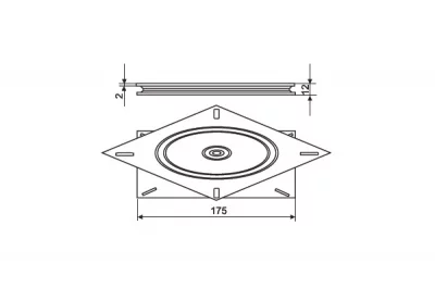 Механизм поворота стола, нагрузка 100кг