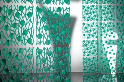 Комплект декоративных панелей SINFONIA 254х254мм (6 штук), отделка зеленая