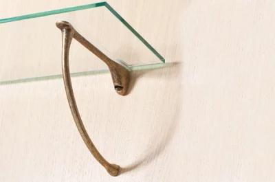 Менсолодержатель "Фламинго", отделка бронза, комплект 2 штуки