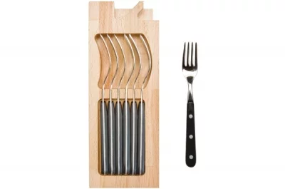 Вставка №2 с набором из 6 вилок, бук