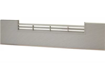 0100 Решётка вентиляционная для цоколя ПВХ H.150, L=600, под рифлёный алюминий NEW