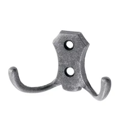 GTV: Крючок мебельный WZ-B0-K24-07 античное серебро: WZ-B0-K24-07