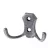 GTV: Крючок мебельный WZ-B0-K24-07 античное серебро: WZ-B0-K24-07