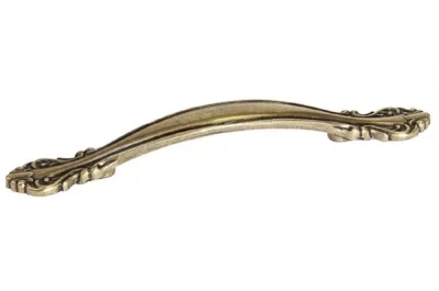 Ручка-скоба 128мм, отделка бронза глянец