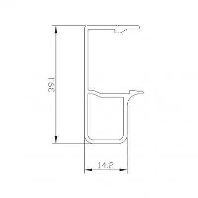 Rial Pro: КМ03 Ручка профиль. Цвет: Бронза матовый, Хлыст: 5,0м