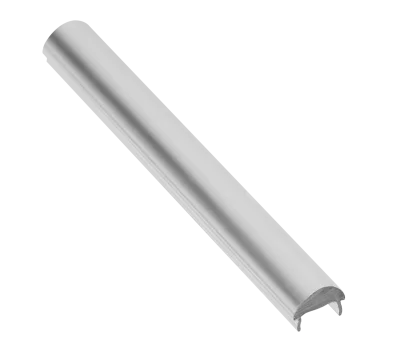 GTV: Крышка линзовидная для профиля с радиатором, L=2м, сатин, 60* гр.: PA-OSMLGLAXSO-00