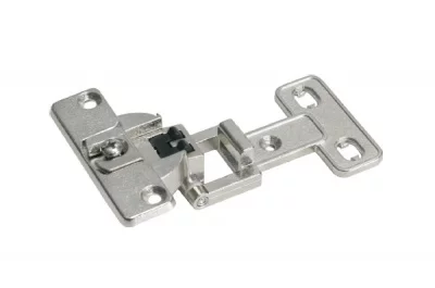 Спецпетля 180" вкладная, отделка никель